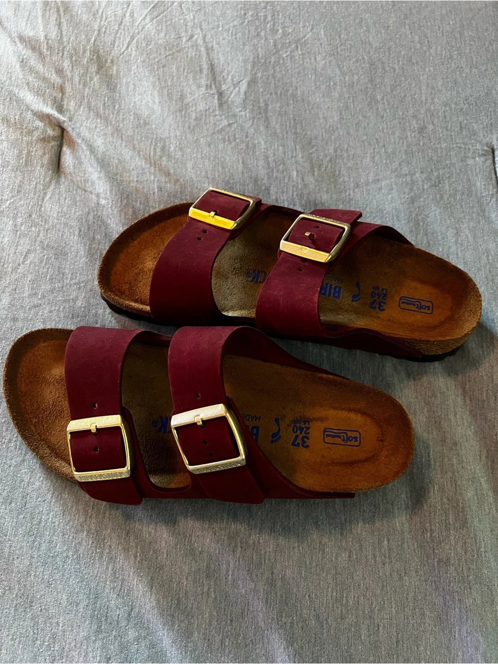 Birkenstock Arizona Two-Strap Sandals - Wine